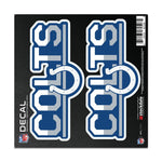 Wholesale-Indianapolis Colts COLOR DUO All Surface Decal 6" x 6"