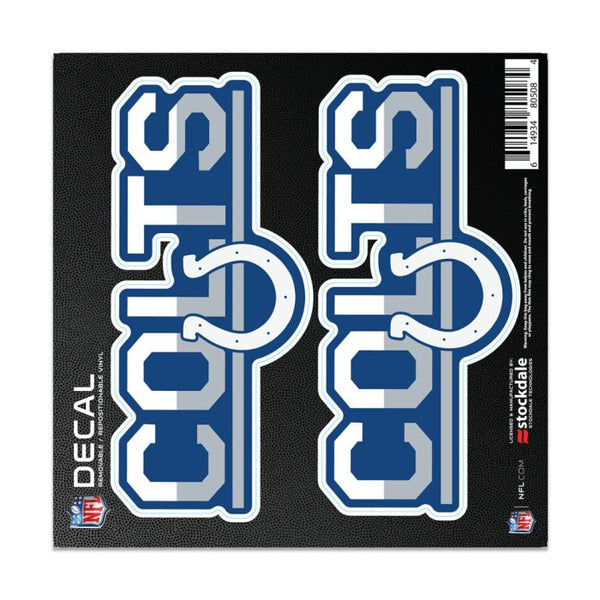 Wholesale-Indianapolis Colts COLOR DUO All Surface Decal 6" x 6"