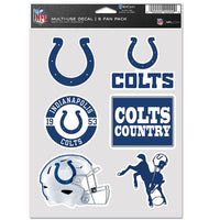 Wholesale-Indianapolis Colts Multi Use 6 Fan Pack