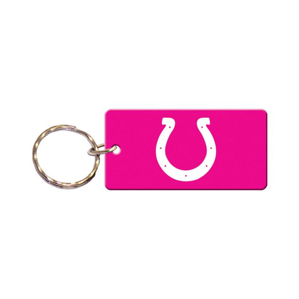 Wholesale-Indianapolis Colts PINK Keychain Rectangle