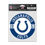 Wholesale-Indianapolis Colts Patch Fan Decals 3.75" x 5"