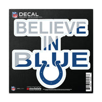 Wholesale-Indianapolis Colts SLOGAN All Surface Decal 6" x 6"