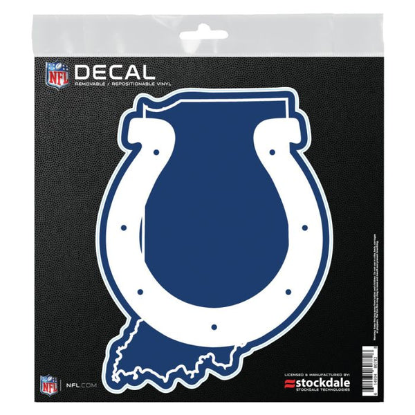 Wholesale-Indianapolis Colts STATE SHAPE All Surface Decal 6" x 6"