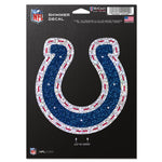 Wholesale-Indianapolis Colts Shimmer Decals 5" x 7"