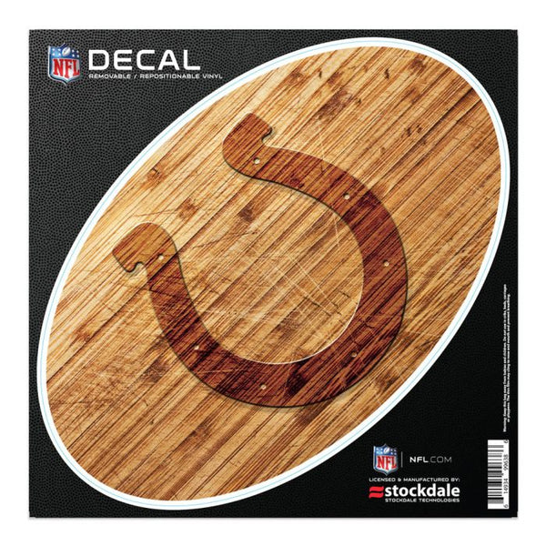 Wholesale-Indianapolis Colts WOOD All Surface Decal 6" x 6"