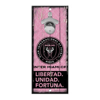 Wholesale-Inter Miami CF Bottle Opener Sign 5x11