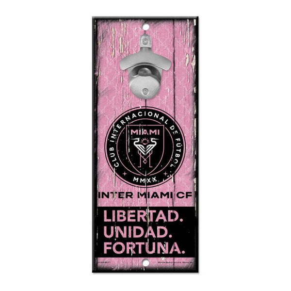 Wholesale-Inter Miami CF Bottle Opener Sign 5x11