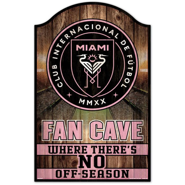 Wholesale-Inter Miami CF FAN CAVE Wood Sign 11" x 17" 1/4" thick