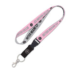 Wholesale-Inter Miami CF HEATHERED Lanyard w/detachable buckle 1"