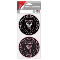 Wholesale-Inter Miami CF Perfect Cut Decal Set of two 4"x4"