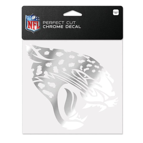 Wholesale-Jacksonville Jaguars Chrome Perfect Cut Decal 6" x 6"