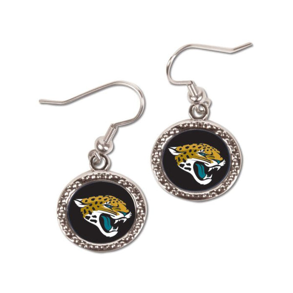 Wholesale-Jacksonville Jaguars Earrings Jewelry Carded Round