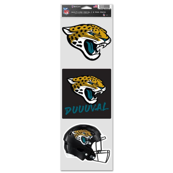 Wholesale-Jacksonville Jaguars Fan Decals 3.75" x 12"