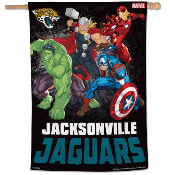 Wholesale-Jacksonville Jaguars / Marvel (C) 2022 Marvel Vertical Flag 28" x 40"