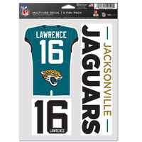 Wholesale-Jacksonville Jaguars Multi Use 3 Fan Pack Trevor Lawrence