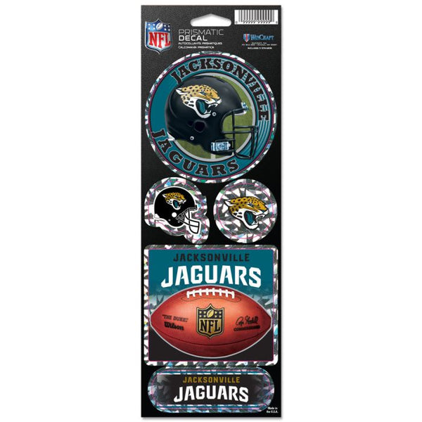 Wholesale-Jacksonville Jaguars Prismatic Decal 4" x 11"