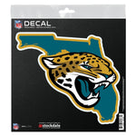 Wholesale-Jacksonville Jaguars STATE SHAPE All Surface Decal 6" x 6"