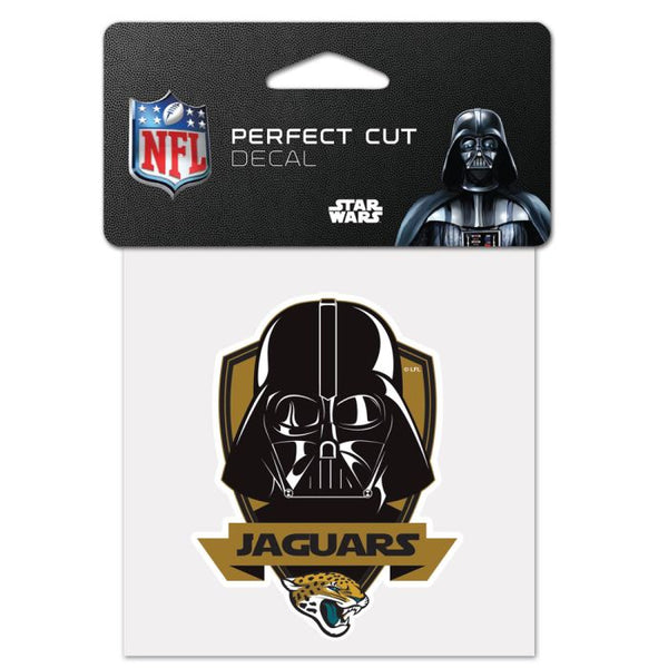 Wholesale-Jacksonville Jaguars / Star Wars Darth Vader Perfect Cut Color Decal 4" x 4"