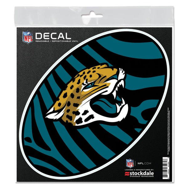 Wholesale-Jacksonville Jaguars ZEBRA All Surface Decal 6" x 6"