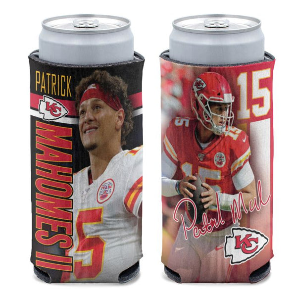 Wholesale-Kansas City Chiefs 12 oz Slim Can Cooler Patrick Mahomes II