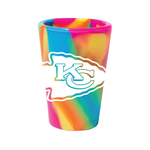 Wholesale-Kansas City Chiefs 1.5oz Silicone Shot Glass