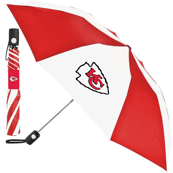 Wholesale-Kansas City Chiefs Auto Folding Umbrella