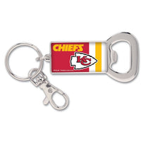 Wholesale-Kansas City Chiefs Bottle Opener Key Ring Rectangle