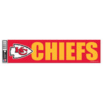 Wholesale-Kansas City Chiefs Bumper Strip 3" x 12"