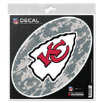 Wholesale-Kansas City Chiefs CAMO All Surface Decal 6" x 6"