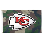 Wholesale-Kansas City Chiefs CAMO Flag - Deluxe 3' X 5'