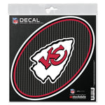 Wholesale-Kansas City Chiefs CARBON All Surface Decal 6" x 6"