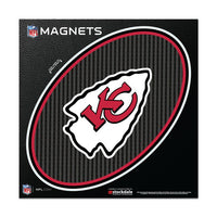 Wholesale-Kansas City Chiefs CARBON Outdoor Magnets 6" x 6"