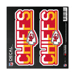 Wholesale-Kansas City Chiefs COLOR DUO All Surface Decal 6" x 6"