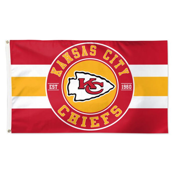 Wholesale-Kansas City Chiefs Classic Flag - Deluxe 3' X 5'