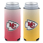 Wholesale-Kansas City Chiefs Color Drip 12 oz Slim Can Cooler