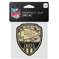 Wholesale-Kansas City Chiefs DIGI CAMO Perfect Cut Color Decal 4" x 4"