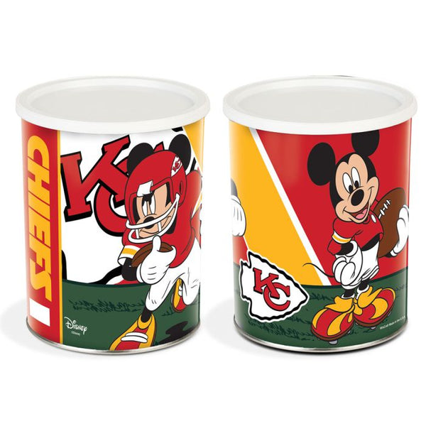 Wholesale-Kansas City Chiefs / Disney Mickey Mouse Gift Tin 1 Gallon