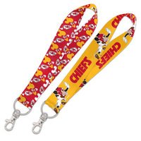 Wholesale-Kansas City Chiefs / Disney Mickey Mouse Lanyard Key Strap 1"