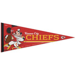 Wholesale-Kansas City Chiefs / Disney Mickey Mouse Premium Pennant 12" x 30"