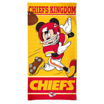 Wholesale-Kansas City Chiefs / Disney Mickey Mouse Spectra Beach Towel 30" x 60"