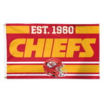 Wholesale-Kansas City Chiefs Established Flag - Deluxe 3' X 5'