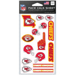 Wholesale-Kansas City Chiefs Face Cals 4" x 7"