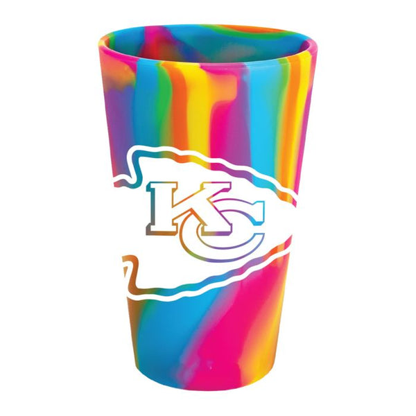 Wholesale-Kansas City Chiefs Fashion 16 oz Silicone Pint Glass