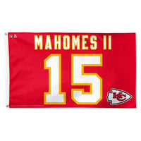 Wholesale-Kansas City Chiefs Flag - Deluxe 3' X 5' Patrick Mahomes II