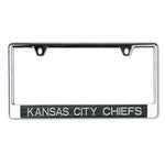 Wholesale-Kansas City Chiefs GLITTER BACKGROUND Lic Plt Frame B/O Metallic