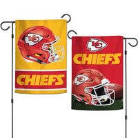 Wholesale-Kansas City Chiefs Garden Flags 2 sided 12.5" x 18"