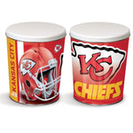 Wholesale-Kansas City Chiefs Gift Tin tapered 3 gallon