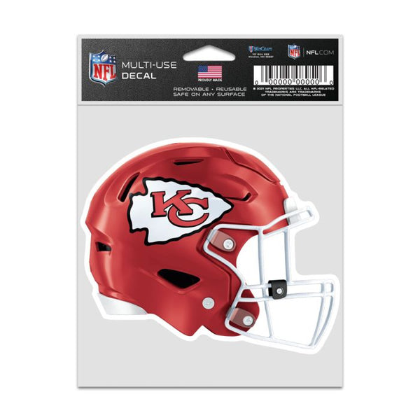Wholesale-Kansas City Chiefs Helmet Fan Decals 3.75" x 5"
