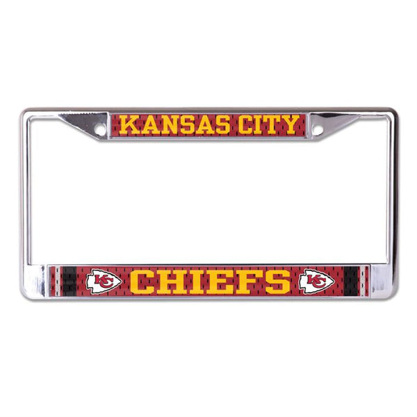 Wholesale-Kansas City Chiefs JERSEY Lic Plt Frame S/L Printed