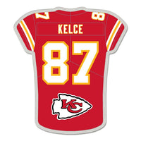 Wholesale-Kansas City Chiefs Jersey Collector Pin Jewelry Card Travis Kelce